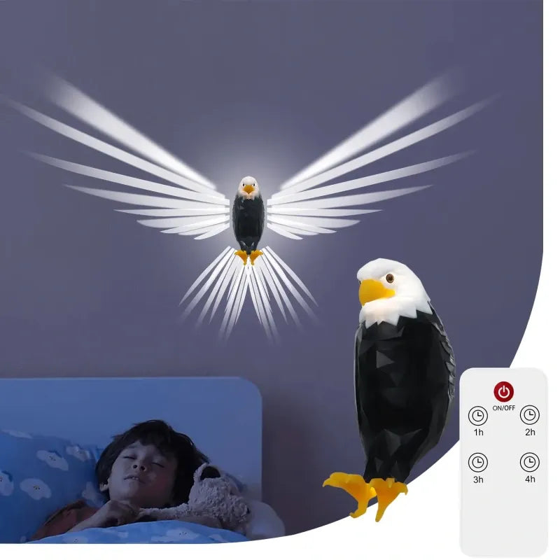 LED Eagle Wall Light