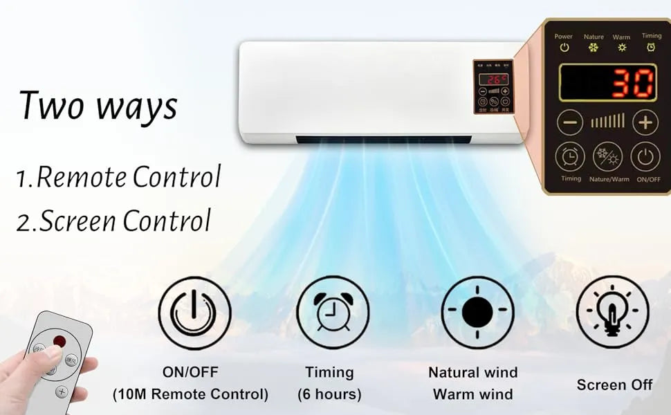 Mini Portable AC & Heater – 2-in-1 Hot