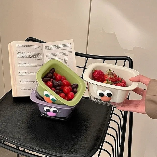 2-in-1 Cute Fruit & Veggie Drain Basket