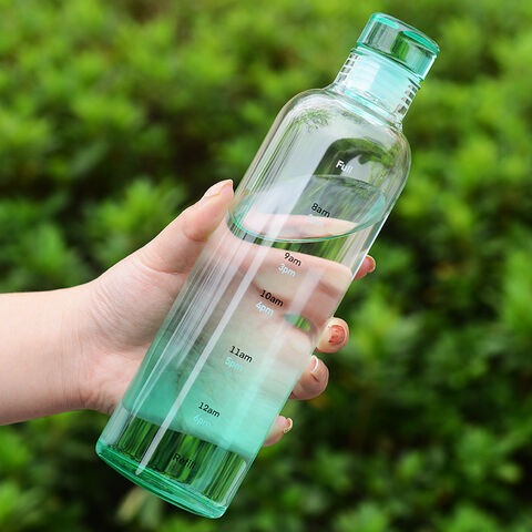 Water bottle for Gym, Office, School New water bottle made of tempered glass 500ml capacity crystal glass