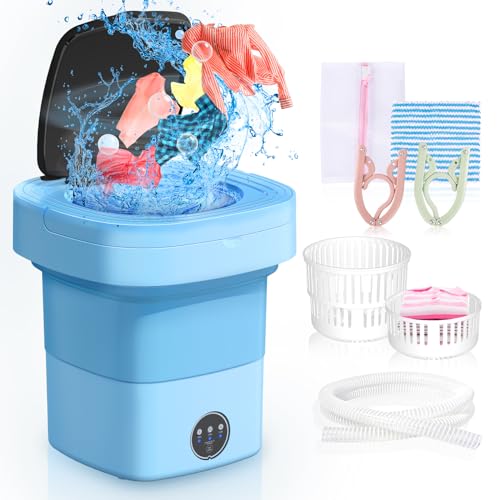 Mini Foldable Washing Machine – 2-in-1 Design