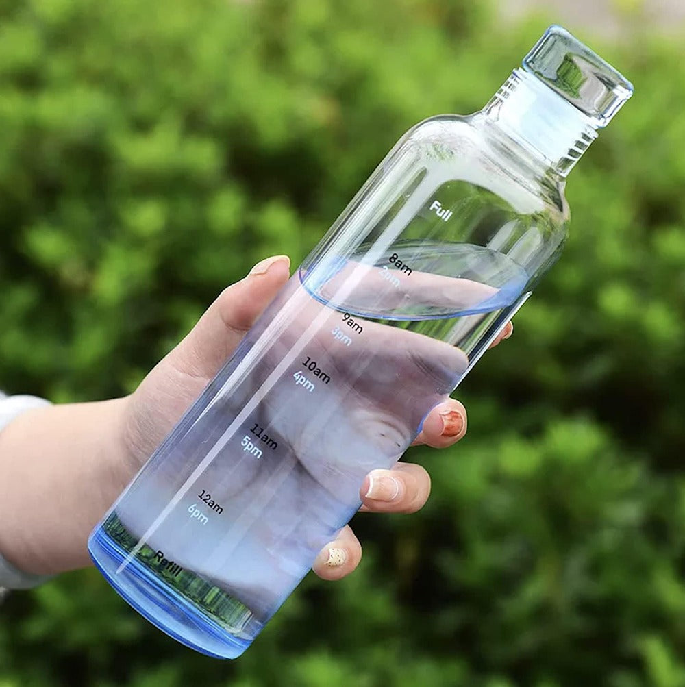 Water bottle for Gym, Office, School New water bottle made of tempered glass 500ml capacity crystal glass