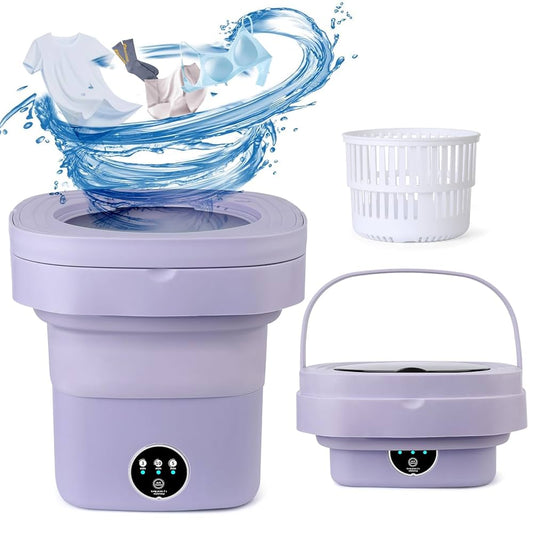 Mini Foldable Washing Machine – 2-in-1 Design