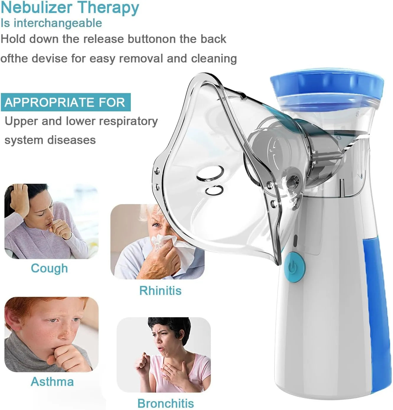 Mini Handheld Nebulizer – Battery Operated