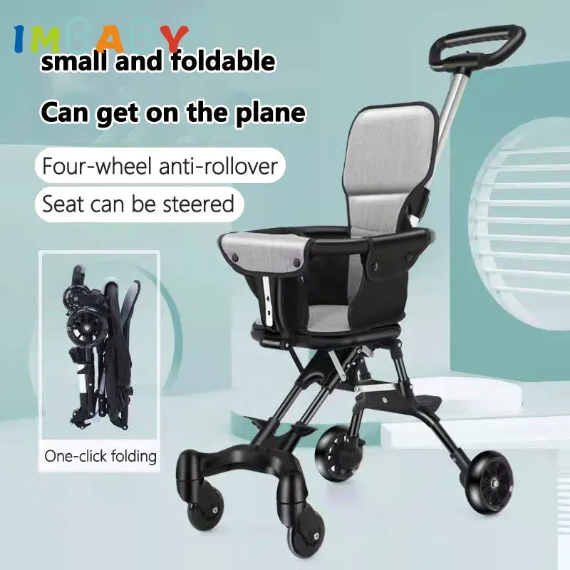 2-Way Foldable Baby Stroller – Ultra Lightweight