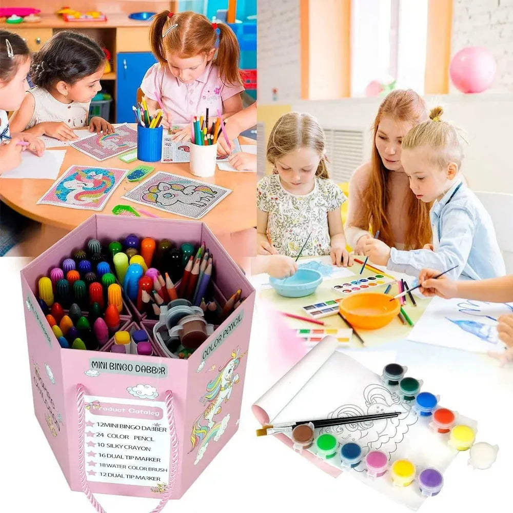 Deluxe Art Drawing Set for Kids – Model 113