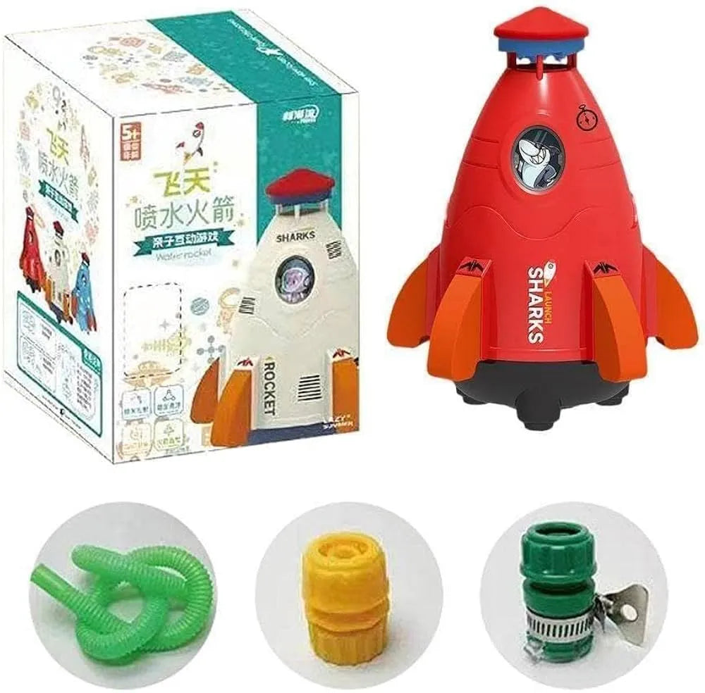 Rocket Sprinkler Toy – Water Launcher for Kids