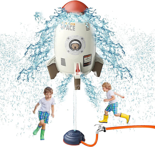 Rocket Sprinkler Toy – Water Launcher for Kids