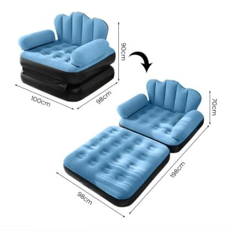 Inflatable Dual-Use Sofa Bed – Multifunctional
