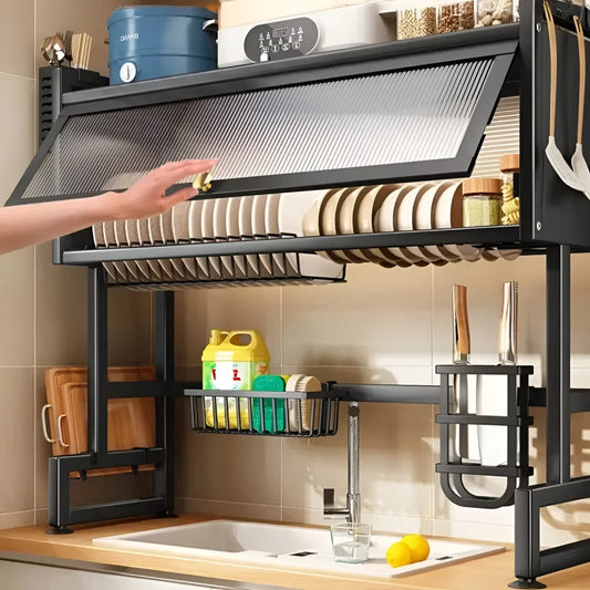 Kitchen Over The Sink Dish Rack