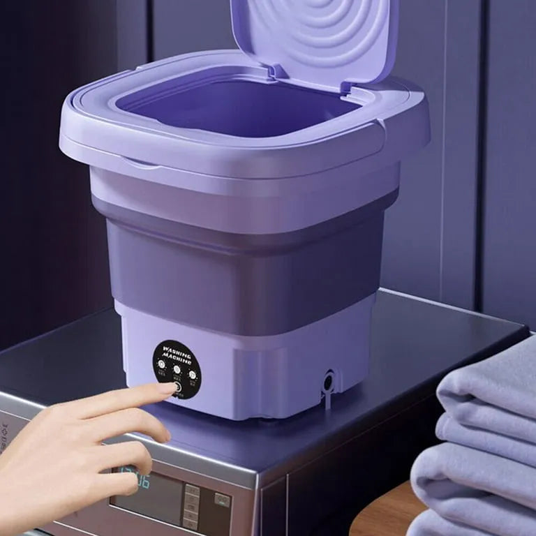 Mini Foldable Washing Machine – 2-in-1 Design